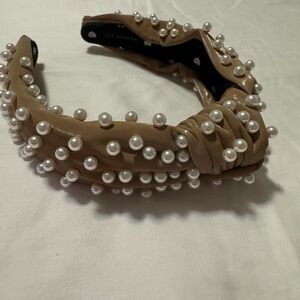 Lele sadoughi tan headband